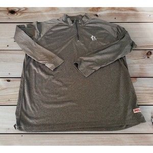 Stitches Mens 1/4 Zip Long Sleeve Pullover MLB St. Louis Cardinals Size Xl Grey